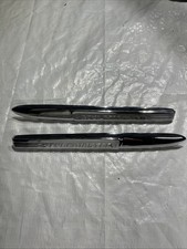 Vintage 1947-48 Chevrolet Stylemaster GM Hood Side Emblems Nameplates 1C 2C Pair picture