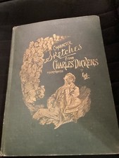 Character Sketches from Charles Dickens KYD 24 watercolors  Raphael Tuck c. 1889 picture