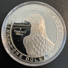 1983-S Los Angeles Olympics $1 'GEM' Proof Silver Dollar 90%  174,014 Mintage picture