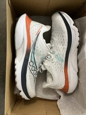 Size 8 - Saucony Kinvara 16 White Black Orange  W picture