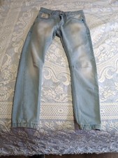 Burberry Brit Light Blue Jeans Lightweight 100% Cotton Size 30 picture