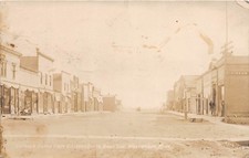 E49/ Westbrook Minnesota Mn Real Photo RPPC Postcard 1910 Bank Stores Main St picture