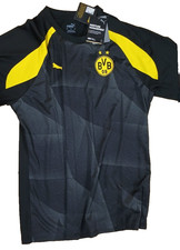 Puma BVB Black Pre-Match Jersey Size XL Borussia Dortmund Soccer Shirt picture