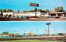 HARROLD FORD, CAR DEALER, SACRAMENTO, CALIFORNIA, VINTAGE POSTCARD (AN761) picture