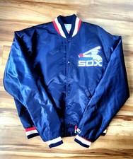 Vintage 1980s MLB Chicago White Sox Starter Jacket (Mens XL) picture