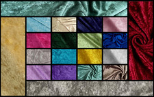 100% Panne Velvet Velour Fabric by The Yard picture