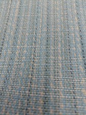 3 Yards. Perennials. Outdoor  Aqua. Stripe Fabric Remnant picture