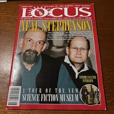 VTG 2004 Locus Magazine: Neal Stephenson Stephen Baxter Science Fiction Museum picture