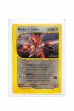 Rocket’s Scizor Winner Promo 60 HP Pokémon Card 2003 WOTC Black Star NM picture