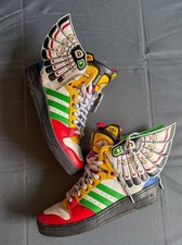 US 11  - Adidas Jeremy Scott JS Eagle Wings Totem Multicolor Q23171 No Box picture