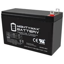 Mighty Max 12V 9AH Nut and Bolt SLA Battery Replacement for SEL HYS1290 picture