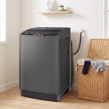 20Lbs Full-Automatic Washing Machine Portable Compact Laundry Washer w/Drain Pum picture