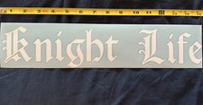 Knight Life sports Decal for Trucks, Boats, Cars and Coolers picture