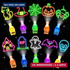 40 Pcs Halloween Party Favors Finger Lights for Kids, Halloween Light Up Bulk Gl picture