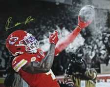 Rashee Rice Autographed 16x20 Photo Kansas City Chiefs Beckett 186100 picture