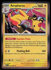 Ampharos 029/086 Rare Chaos Rising Pokemon Holo Near Mint picture