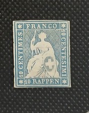 Switzerland 1854 Scott #16 Mint picture