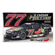 Carson Hocevar #77 Chili's Nascar Car Racing 3x5 FT Flag Wall Home Great Banner picture