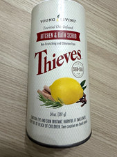 Young Living Thieves Kitchen & Bath Scrub 14 oz Essential Oil-Infused Powder picture