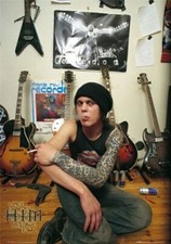 HIM POSTER Guitar Collection RARE NEW HOT 24X36 picture