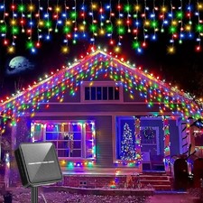 Christmas Lights Outdoor Decorations 96-960 LED 8 Modes Curtain String Light US picture