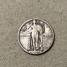 1920-S  STANDING LIBERTY QUARTER VF/XF #JM48 picture