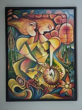 Abstract Acrylic Painting - Unknown Artist  picture