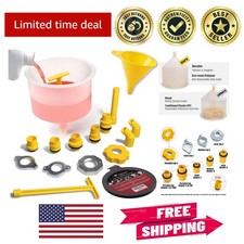 16-Piece No-Spill Coolant Funnel Kit - Efficient Radiator Filling with Adapters picture