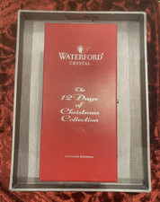 Waterford 12 Days of Christmas Limited Edition Crystal Champagne Flute w/ Box picture