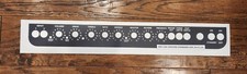 FENDER HOT ROD DELUXE & HOT ROD DEVILLE VINYL FACEPLATE OVERLAY picture