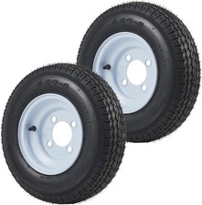 2 Pack 4.80-8 Trailer Tire and Wheel 4 Lug on 4