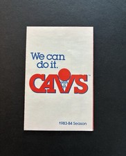 Vintage 1983-84 Cleveland Cavaliers Cavs Pocket Schedule NBA Basketball picture