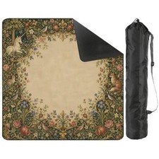 Medieval Tapestry Woodland Unicorn Cottagecore Mahjong Mat 33