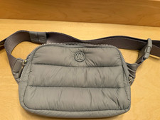 NWOT Lululemon Everywhere Belt Bag 1L Quilted Wunder Puff Light Grey Silver picture