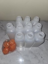 5-450 Pack 16 oz. Empty Plastic Juice Bottles with Tamper Evident Caps picture