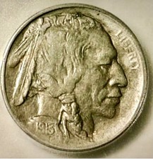 1913-S 5C Type 2 Buffalo Nickel picture