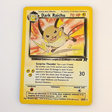 The Pokémon Company Dark Raichu 83/82 Team Rocket Holo Eng 70HP Secret Rare picture