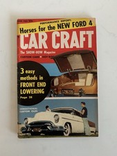 Car Craft Magazine June ‘54 ~ Sensational Custom Olds, Horses For The New Ford 4 picture