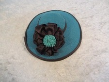 Athens a saucer style doll hat for Gene Marshall and more.  By Peggy Feltrope picture