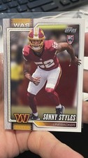 2026 Topps Flagship Sonny Styles #347 (RC) - Washington Commanders picture