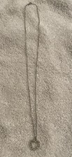 Vintage krementz 18” Silvertone Necklace picture