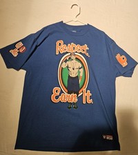 WWE Authentic John Cena Respect Earn It T-Shirt Adult Large picture