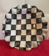 New Mackenzie Childs Courtly Check Fluted 9