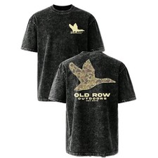 Old Row Outdoors Camo Duck Vintage Washed T-Shirt – Waterfowl Hunting Graphic Te picture