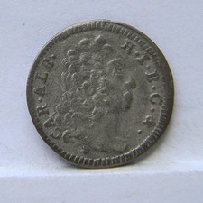 Electorate of Bavaria, German States 1732 silver 3 Kreuzers 1/20 Thaler; XF picture