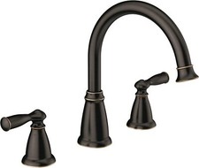 Moen 86924BRB High Arc Banbury Two Handle Roman Tub Faucet Mediterranean Bronze picture