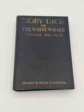 Moby Dick or The White Whale Herman Melville Dodd Mead Schaeffer Illust 1942 HC picture