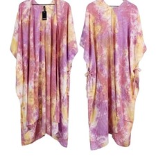 NWT Torrid Tie Dye Kimono Cover Up Size One Size XL XXL XXXL XXXXL 1X 2X 3X 4X picture