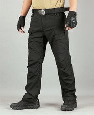 Men's Work Combat Cargo Tactical Pants Waterproof Hiking Casual Outdoor Trousers picture
