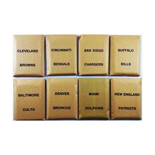 APBA APBA Football Card Sets Football (1975 Complete Season Cards, 1st) Bag VG+ picture